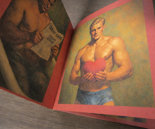 Retro Queer Gay Pinup Zine, 1950s Inspired Gay Pulp Art Magazine, Vintage Style LGBTQ Mini Zine
